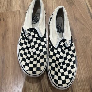 Vans Checkered Vans Size 9W/7.5M